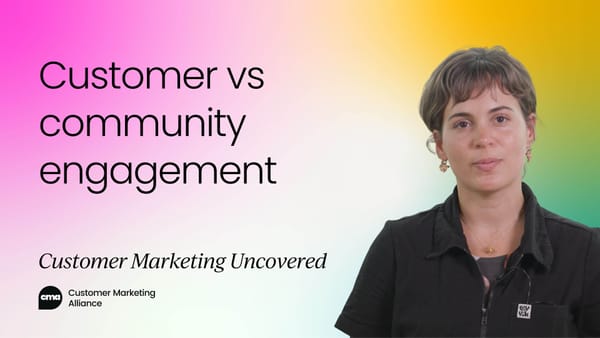 No, customer and community engagement are not the same thing | Video