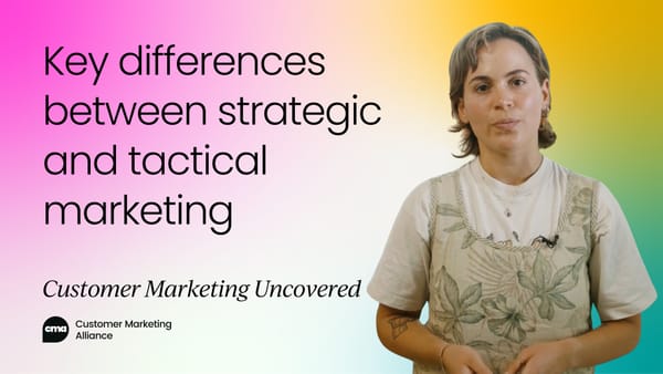 The must-know differences between strategic and tactical marketing | Video